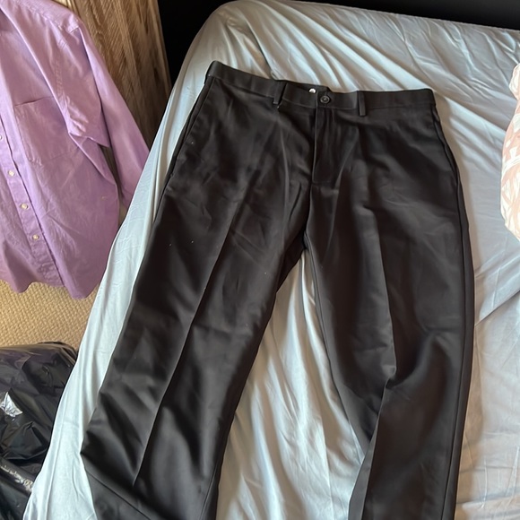 Haggar clothing black dress pants size 38Wx30L. Never worn with tags. - Picture 3 of 3